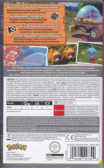 New Pokemon Snap - Nintendo Switch (B Grade) (Genbrug)